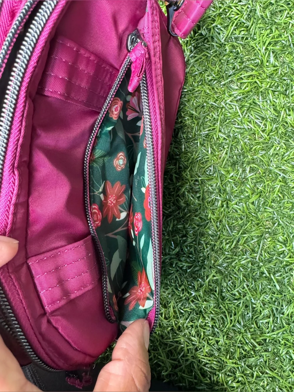 Lug Super Coupe 2 Convertible Crossbody Bag • Vibrant Magenta • NWOT